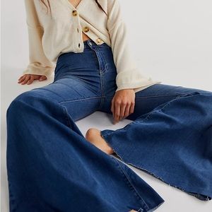 Free People Just Float On Flare Jeans